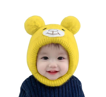 Topibaaz Toddler Winter Hats Monkey Caps For Baby Boys Girls Winter Hat, Soft Fleece Lined Woolen Hat Cap For Kids Beanie Earfla