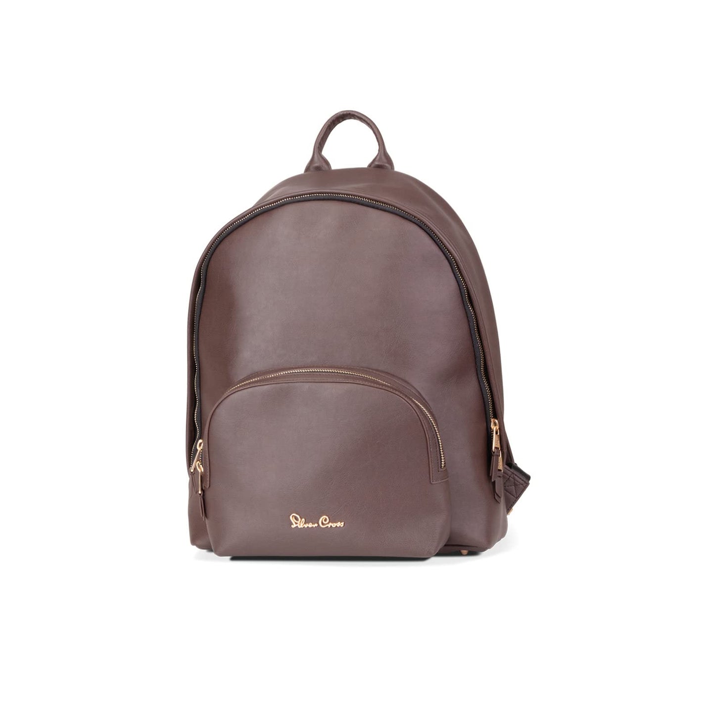 Silver Cross Dune/Reef Vegan Leatherette Backpack Changing Bag - Cocoa