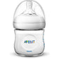 Philips Avent Natural Baby Bottle, Scf010/37, Clear, 4 Ounce (Pack Of 3)