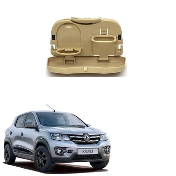 Stylish Foldable Compact Car Back Seat Tray for Food/Drinks/Cup/Bottle Holder Universal Pack of 1 Suitable for Renault Kwid