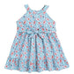 The Magic Wand Sleeveless Casual Dress For Baby Kids Girls Cotton Floral Printed Dress Orange, 56 Years