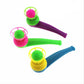 Jinshining 3pcs Random Color Floating Blow Pipe Balls Game Toys, Stress Reliever Balance Blowing Toys for Adults Funny Party Sup