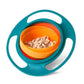 Gyro Bowl for Toddlers 360 Rotating Spill Proof Snack Bowl with Lid | NonSpill Baby Feeding Bowl for Kids 13 Years | BPA Free 