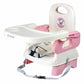 Gocart With G Logo Baby Booster Feeding Chair -Easy Travel Chair - With Safety Belt And Removable Dining Tray For Infants And To