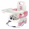 Gocart With G Logo Baby Booster Feeding Chair -Easy Travel Chair - With Safety Belt And Removable Dining Tray For Infants And To