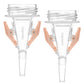 Maymom Milkbag Adapter, Widemouth 2nd Generation; Compatible with Spectra Avent Pumps; Most Milkbags inc. Lansinoh Bags;Do Not U