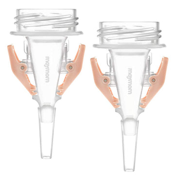 Maymom Milkbag Adapter, Widemouth 2nd Generation; Compatible with Spectra Avent Pumps; Most Milkbags inc. Lansinoh Bags;Do Not U