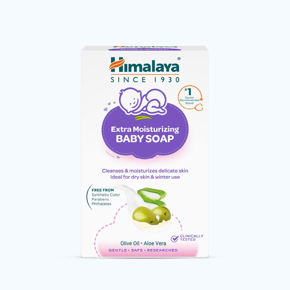 Himalaya Extra Moisturizing Baby Soap, 125G