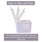 Umtiti Wipes Dispenser & Wipes Pouch/Tissue Bag, Wipes/Tissue Case With Moisture Seal Secure Lid, Non-Slip Rubber Feet & Sealing