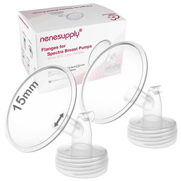 Nenesupply 2Pc 15Mm Flanges Compatible With Spectra S1 S2 Synergy Gold Breastpump Replacement To Spectra Pump Parts And Spectra