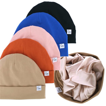 Jersey Beanie Hat For Newborn Baby Boys Girls Silky Satin Lined Hats Bonnet Toddler Infant Little Kids Beanies Caps(0-6M,006 Cot