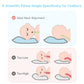 Toddler Pillow,13 X 18 Baby Pillows For Sleeping,Machine Washable Kids Pillow, Perfect For Travel,Toddlers Cot(Not Included Pill