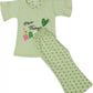 Kushi Lifestyle Baby Girls Printed Cotton Blend Kids Nightwear (Green Pack of 1)