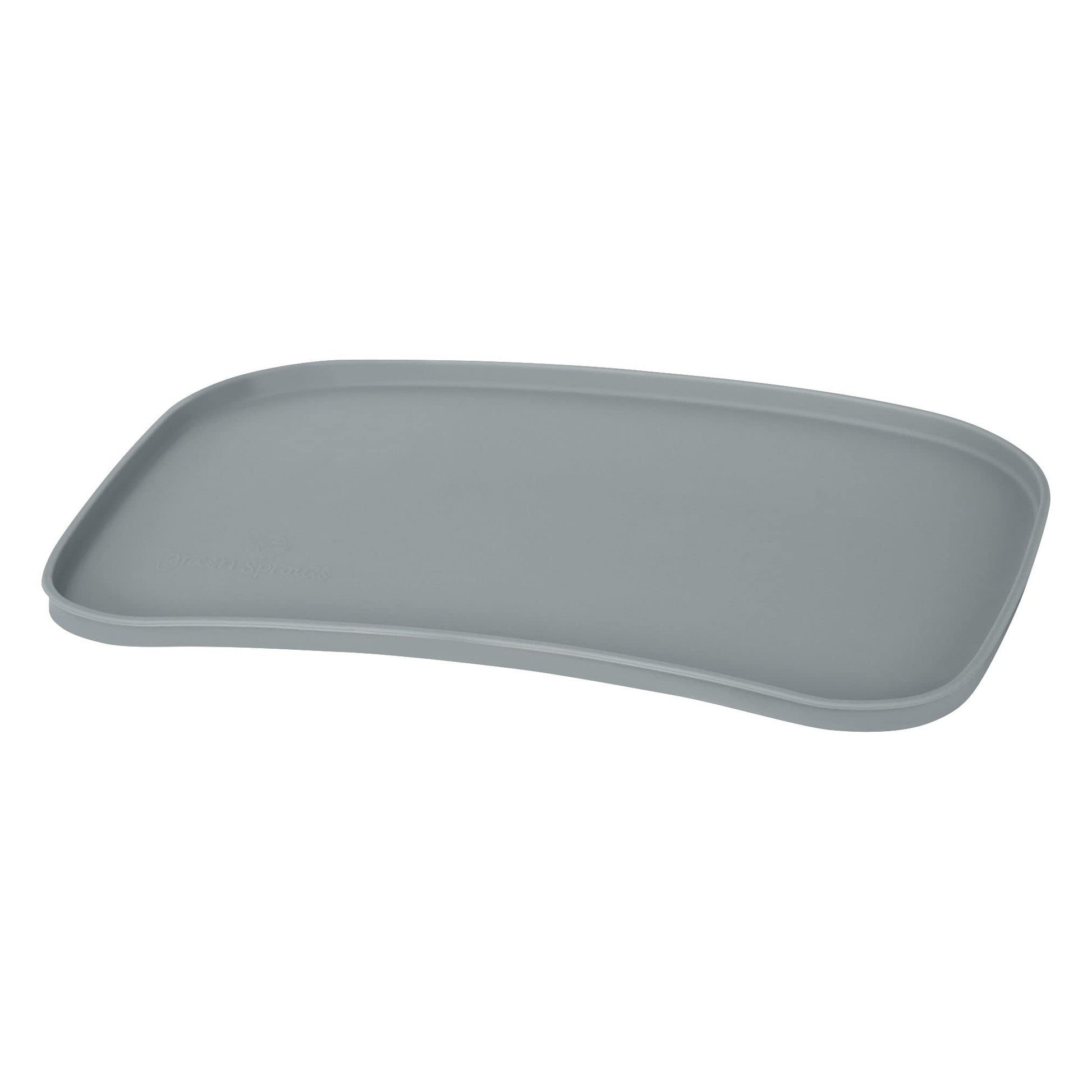 green sprouts Mini Platemat | Silicone helps avoid harmful chemicals | Contoured design fits most high chairs, Helps toddler dev