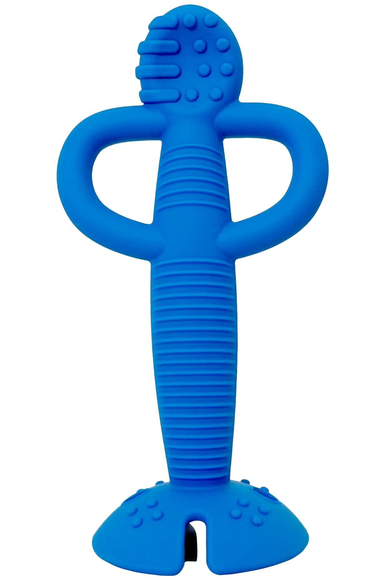 Busy Baby Teething Spoon - 2-in-1 Teether and Training Spoon for Self Feeding, Dishwasher Safe, BPA Free, Food Grade Silicone (S