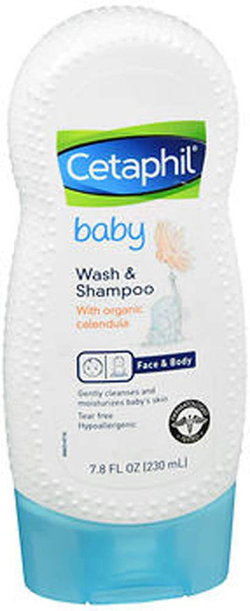 Cetaphil Baby Wash And Shampoo With Organic Calendula, 7.8 Ounce (7.8 Ounce (Pack Of 3))
