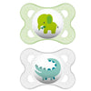 MAM Pacifiers, Baby Pacifier 0-6 Months, Best Pacifier for Breastfed Babies, Animal Design Collection, Unisex, 2-Count