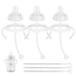 Sippy Cup Soft Conversion Kit for Philips Avent Natural Baby Bottle, Toddler Transition Kit with Silicone Sippy Spout Nipple, We