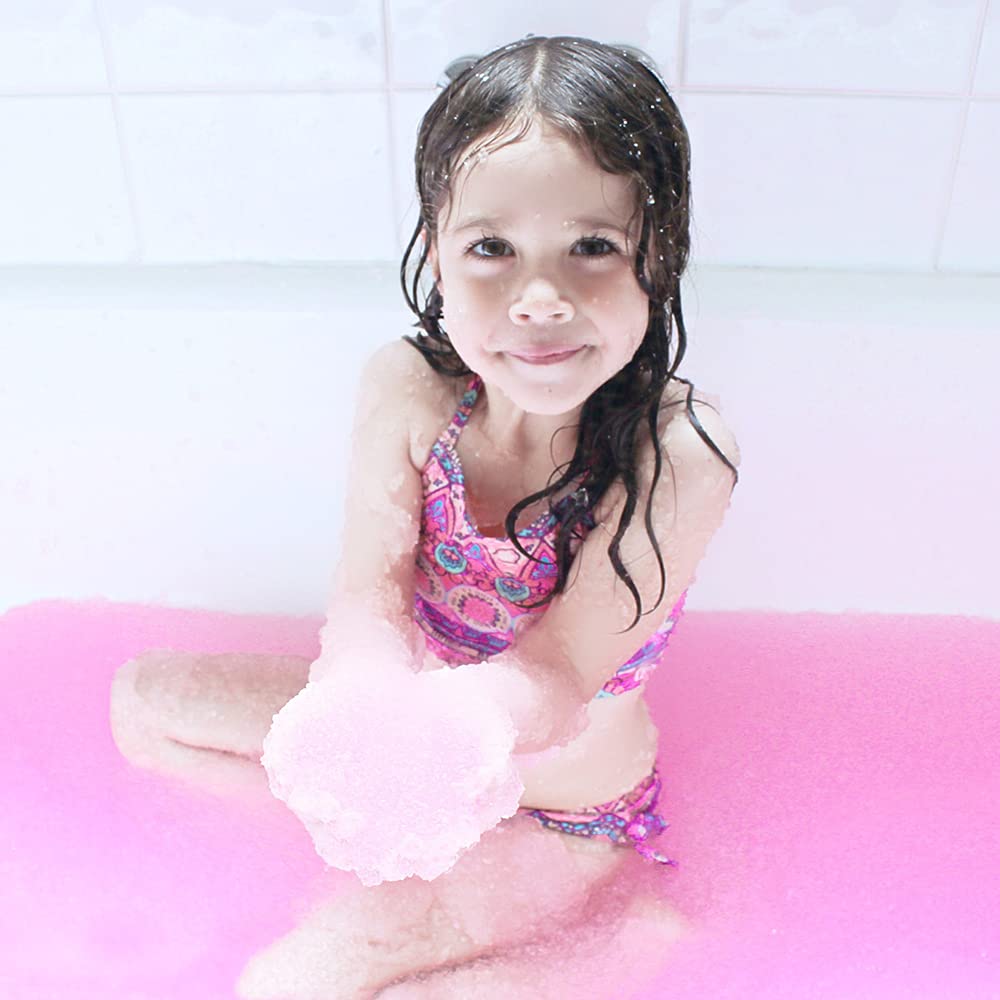 Zimpli Kids Glitter Gelli Baff Pink, 1 Bath or 6 Play Uses from,Colourful goo, Perfect Birthday Present for Boys & Girls, Certif