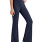 blibean Girls High Waist Flare Leggings School Pants with Pockets Size 615