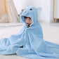 SHOPSUTRA Baby Hooded Bath Towel with Animal Hood Design, Soft Fabric Wrap for Infants and Toddlers