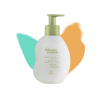 Natura - Mame E Beb Baby Fast Absorbing Moisturizer - 100% Vegan - Vegetable Oil & Cupuau Butter - 98.8% Natural Origin - All Sk