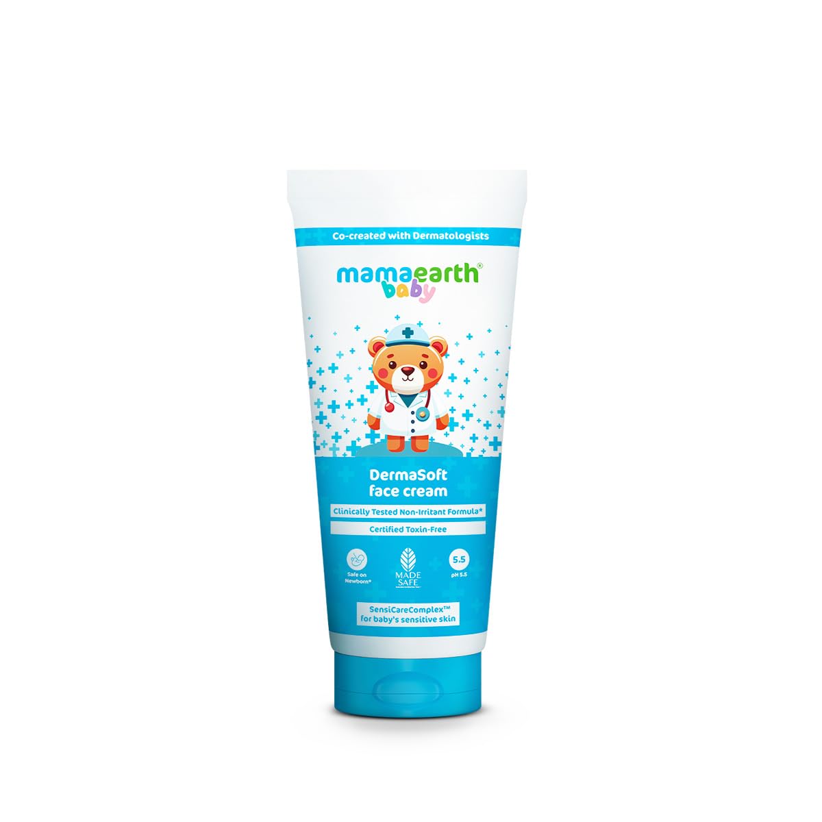 Mamaearth Baby Dermasoft Face Cream With Sensicarecomplex For BabyS Sensitive Skin - 80Gms | Co-Created With Dermatologists For