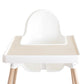 Yeah Baby Goods Placemats Compatible W/Antilop High Chair (Toasted Marshmallow) - Slip-Resistant & Food-Grade Silicone High Chai