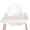 Yeah Baby Goods Placemats Compatible W/Antilop High Chair (Toasted Marshmallow) - Slip-Resistant & Food-Grade Silicone High Chai