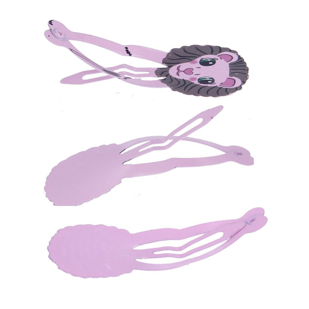 Insowni 40 Pack 2' Metal Snap Hair Clips Non Slip Barrettes Pins Animal Fruit Accessories For Baby Girl Toddlers Fine Thick Hai