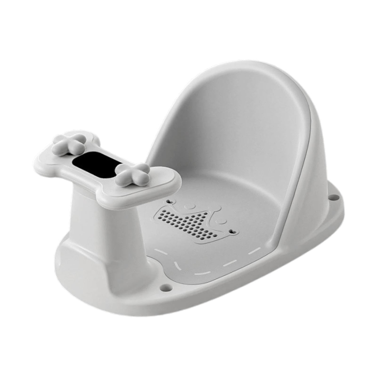 MERISHOPPBaby Bath Seat Portable Stable Anti Slip Sturdy Accessories Sit up Bath Seat Gray|Baby|Bathing & Grooming|Bath Tub Seat