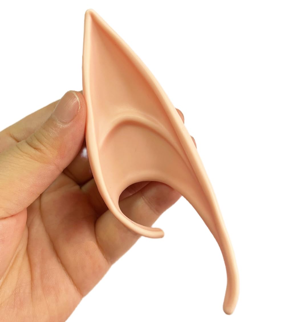 Jxpinet 2 Pairs Cosplay Fairy Pixie Elf Ears For Party Dress Up, Costume Masquerade Accessories, Long Style