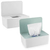 Xhjzgctech 2Pcs Diaper Wipes Dispenser, Refillable Wipe Container, Wipe Container With Sealing Design Lid, Keep Wipes Fresh,Wet