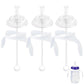 Giftophilia Straw Sippy Cup Conversion Kit for Lansinoh Baby Bottles, Soft Top and Weighted Straw Transition Kit with Handles, S