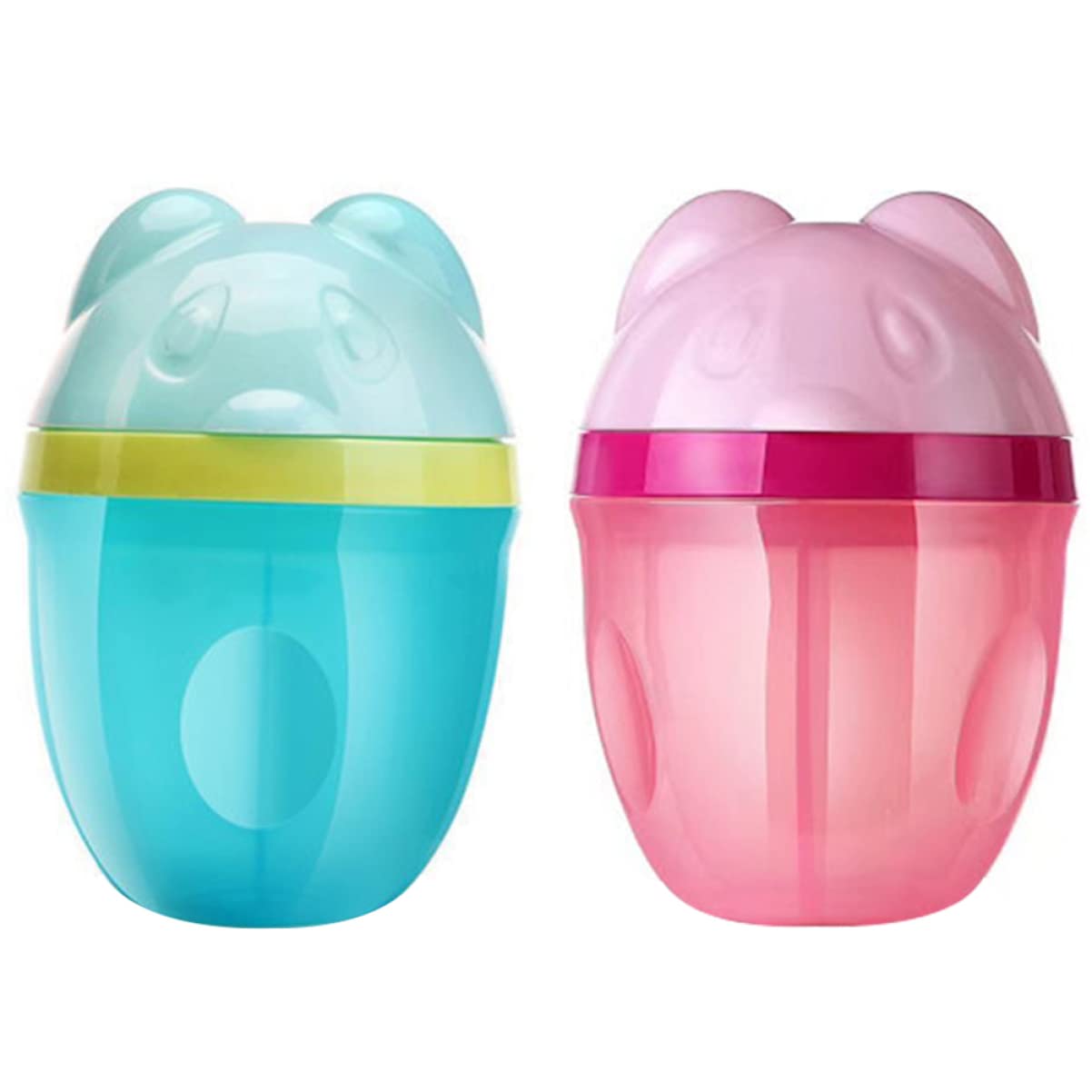 Kisangel Large Capacity Milk Powder Box Baby Formula Container Leak-Proof Food Grade Material Portable Travel Container for Baby