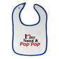 Toddler & Baby Bibs Burp Cloths Love I Love My Nana & Pop Grandpa Grandma Cotton Baby Items For Baby Girl & Boy White Royal Blue