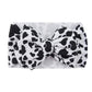 Bbtdin Baby Girl Headband With Cow Print Bow And Hair Clip