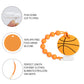 Baby Sports Ball Teething Toys,Food Grade Silicone Teether With One-Piece Pacifier Clip Holder,Shower Gift,Teething Pain Relief