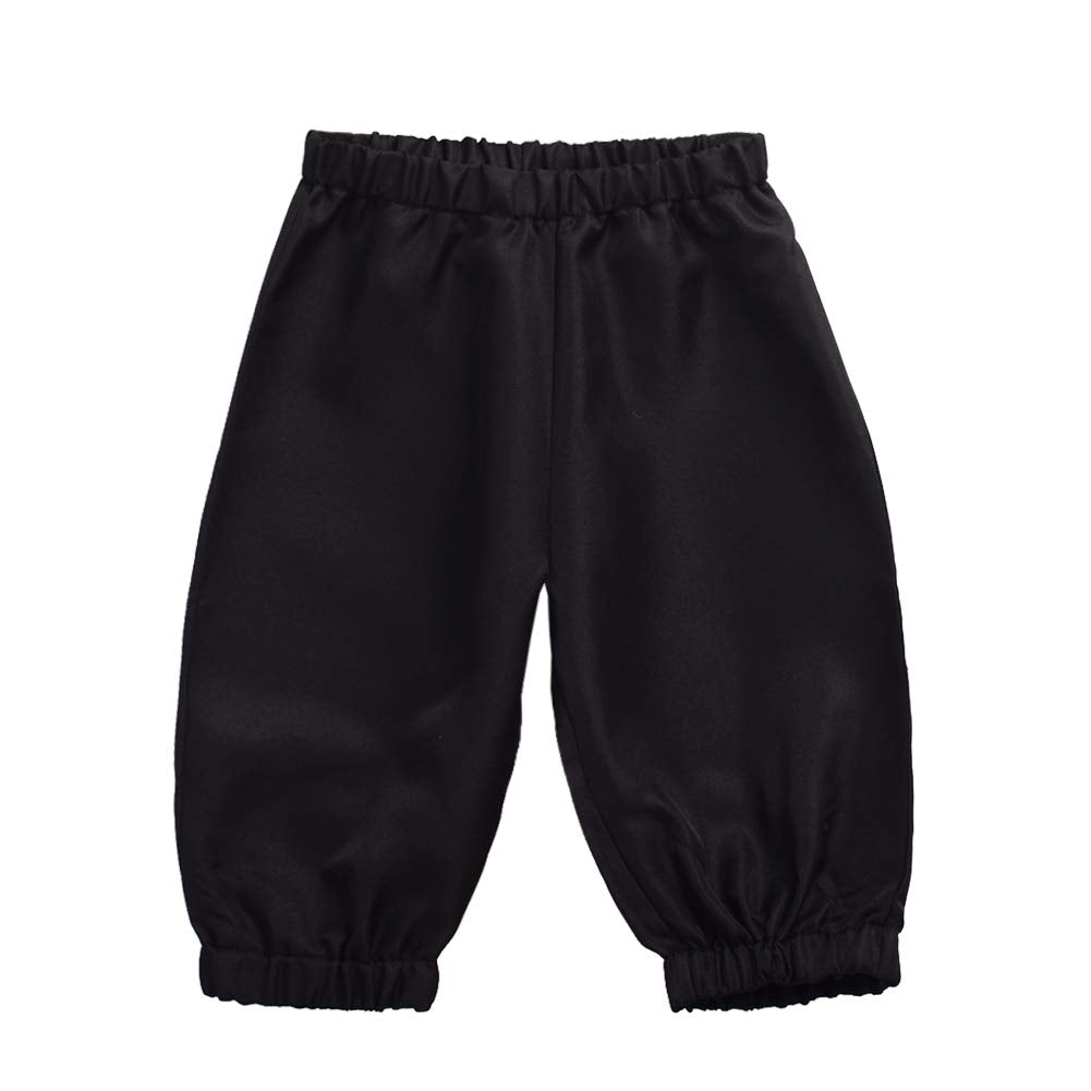 Boys Colonial Costume 18Th Century Colonial Boys Costume Boys Colonial Pants Boys Knicker Pants Size 7 8 10 12 14 16 (Black, 12)