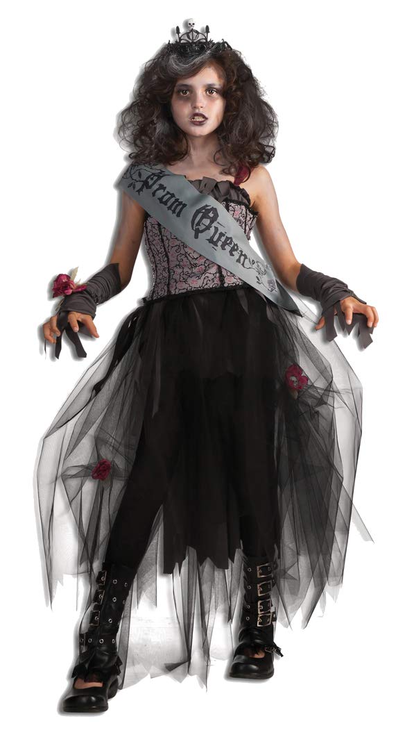 Rubies  211368 Goth Prom Queen Child Costume - Black - Small