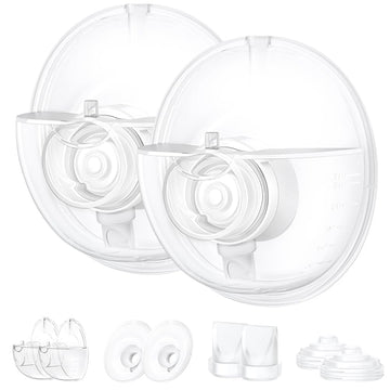 2 Full Set Collector Cup Compatible with Momcozy M5,Only for M5 Breast Pump Replacement Accessories with 24mm Flange, Collector 