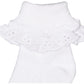 Jefferies Socks Baby Girls Newborn Eyelet Lace 3 Pair Pack Infant And Toddler Socks, White, 12-24 Months Us