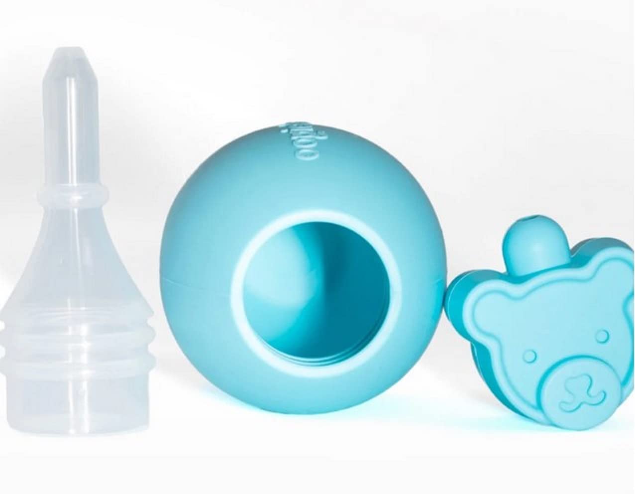oogiebear: Baby Nasal Aspirator - Safe Booger & Earwax Remover for Newborns, Infants, Toddlers - Better Syringe, Airtight Suctio