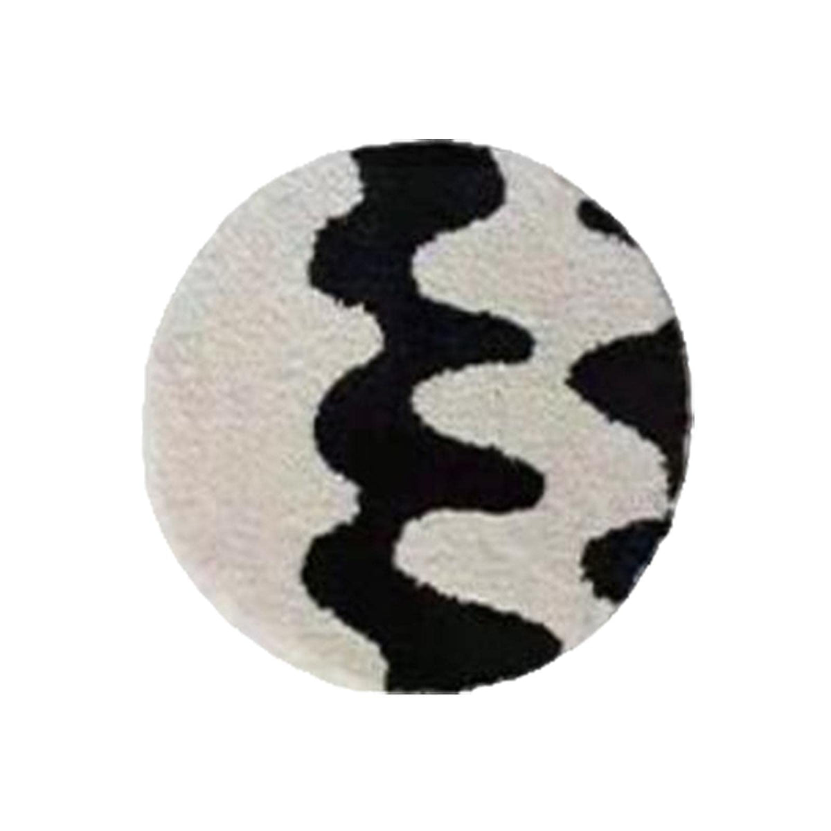 Loom Tree Chair Cushion Pad Seat Pad Decorative for Kitchen Wheelchair Indoor Outdoor Round Black White | Yard, Garden & Outdoor