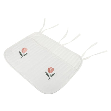 SOLUSTRE Hanging Diaper Organizer for Crib Compact Storage Bag for Essentials for Diapers Toys and Bottles Easy to Attach to Str