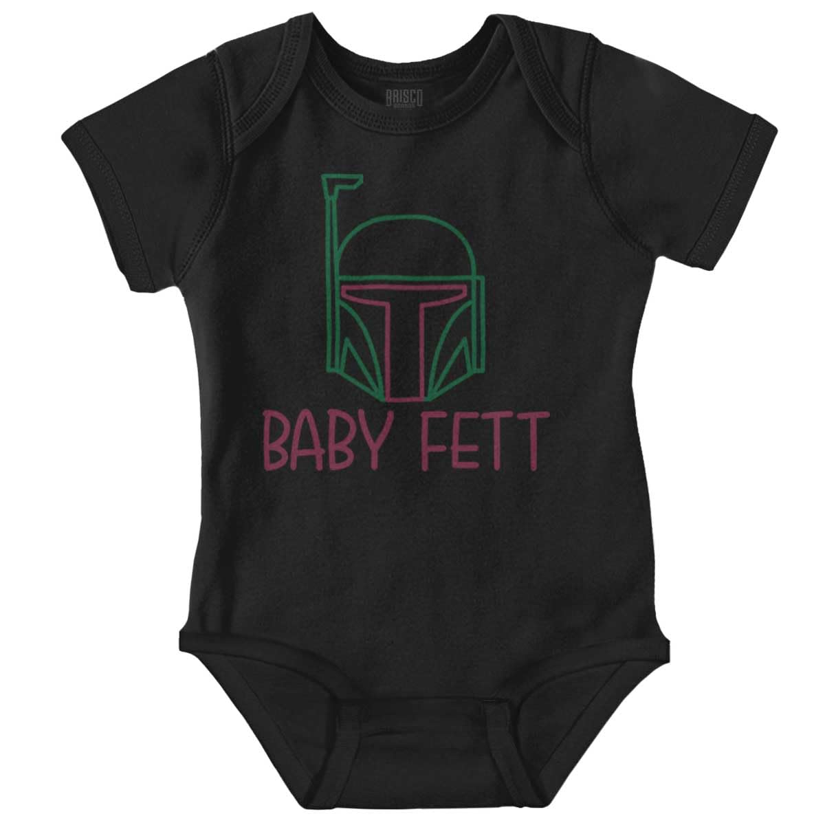 Boba Baby Fett Funny Galaxy Adorable Baby Romper Bodysuits Black