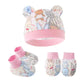 Youstylo Baby Cap, Mitten, And Socks Set For Newborns, Soft, Comfortable, And Perfect For 012 Months | Unisex Baby Accessories 