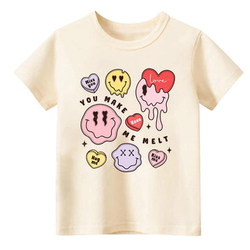 Kids Toddler Baby Girls Boys Valentine'S Day T-Shirt Love Heart Dinosaur I Steal Hearts Top(Black Dinosaur Red Words,5 Years)