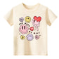 Kids Toddler Baby Girls Boys Valentine'S Day T-Shirt Love Heart Dinosaur I Steal Hearts Top(Black Dinosaur Red Words,4 Years)