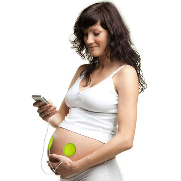 Pixie Tunes Premium Award-Winning Baby Bump Headphones; #1 Pregnancy Speakers To Play Music, Sound And Talk To Your Baby, Green